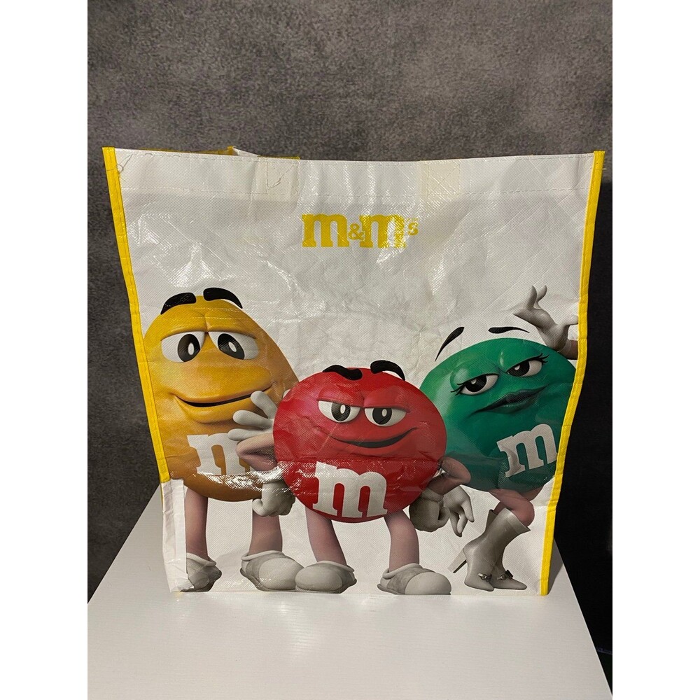 M&M's World Reusable Shopping Tote Bag 2018 Multi Character Red Yellow Blue Brow